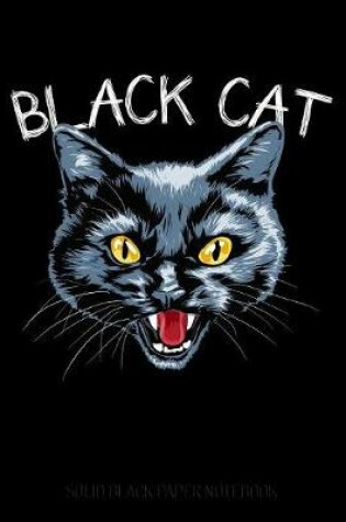 Cover of Black Cat - Solid Black Paper Notebook