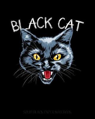 Cover of Black Cat - Solid Black Paper Notebook