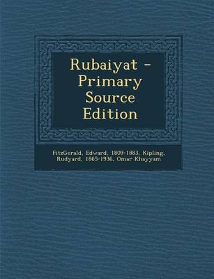 Book cover for Rubaiyat - Primary Source Edition