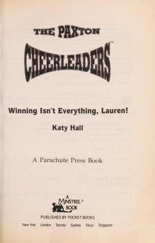 Book cover for Winning Isn't Everything, Lauren!