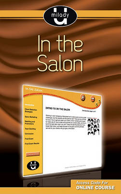 Cover of Printed Access Card for Milady U Professional Development: In the Salon