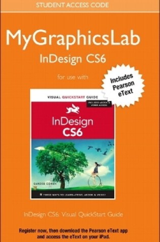 Cover of MyGraphicsLab Access Code Card with Pearson eText for InDesign CS6