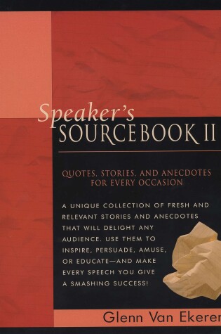 Cover of Speaker's Sourcebook II