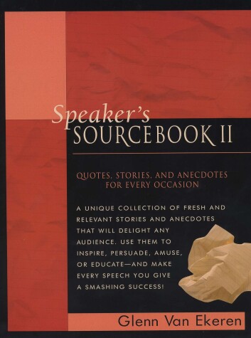 Cover of Speaker's Sourcebook II