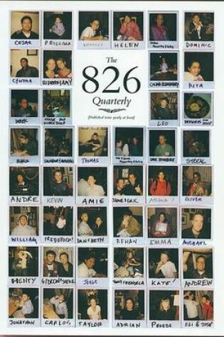 Cover of 826 Quarterly, Volume 1