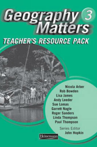 Cover of Geography Matters 3 Teacher's Resource Pack