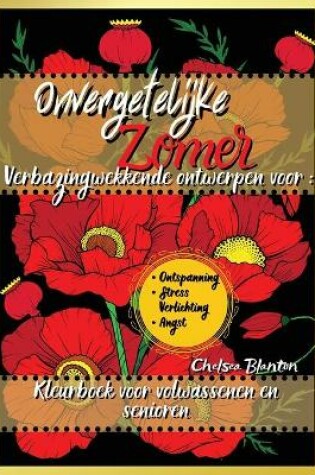 Cover of Onvergetelijke Zomer Kleurboek voor Volwassenen en Senioren