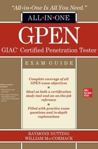 Cover of GPEN GIAC Certified Penetration Tester All-in-One Exam Guide