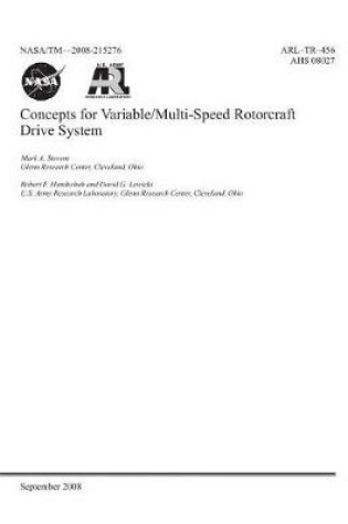 Cover of Concepts for Variable/Multi-Speed Rotorcraft Drive System