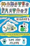 Book cover for Cut and Paste Craft Worksheets (Cut and paste Monster Factory - Volume 3)