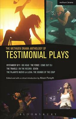 Book cover for Methuen Drama Anthology of Testimonial Plays