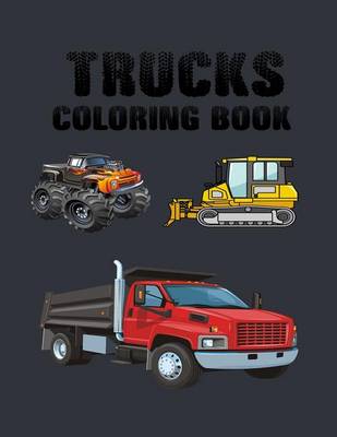 Book cover for Truck Coloring Book