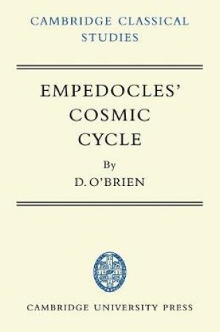 Cover of Empedocles' Cosmic Cycle