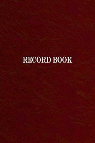 Cover of Record Book