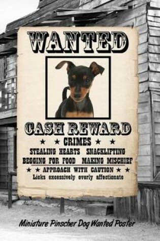 Cover of Miniature Pinscher Dog Wanted Poster