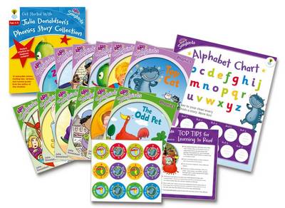 Book cover for Levels 1+ and 2: Get Started With Julia Donaldson's Phonics Story Collection