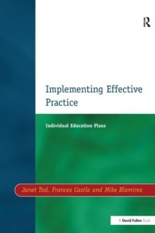 Cover of Individual Education Plans Implementing Effective Practice