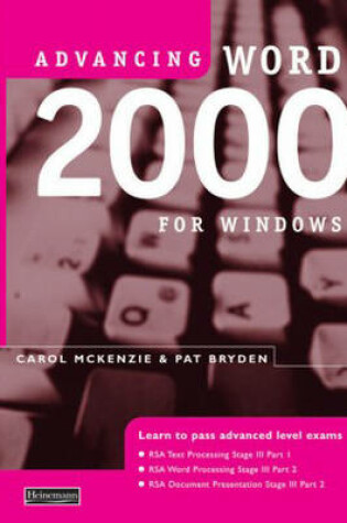 Cover of Advancing Word 2000 for Windows