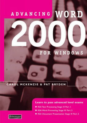 Book cover for Advancing Word 2000 for Windows