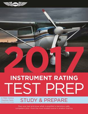 Book cover for Instrument Rating Test Prep 2017 Book and Tutorial Software Bundle