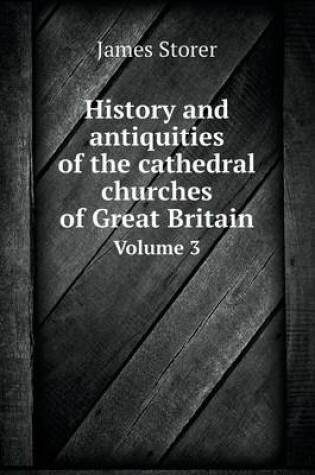 Cover of History and antiquities of the cathedral churches of Great Britain Volume 3