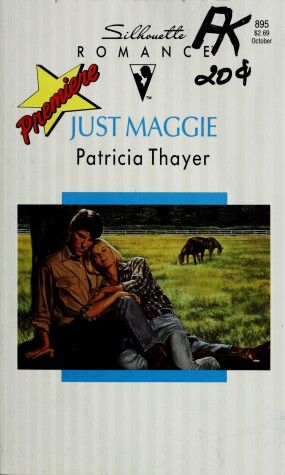 Book cover for Silhouette Romance #895 Just Maggie