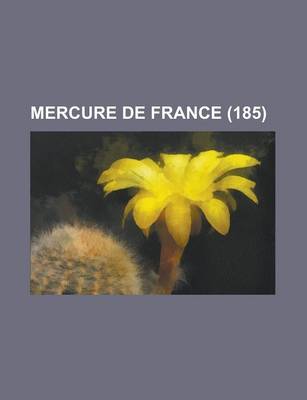 Book cover for Mercure de France (185)