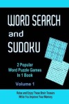 Book cover for Word Search and Sudoku Volume 1