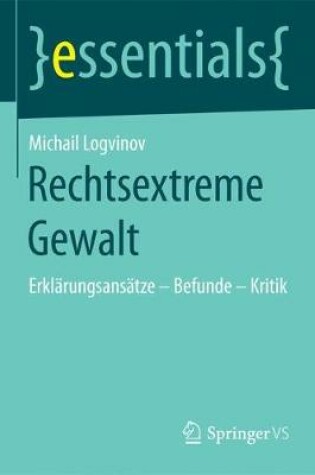 Cover of Rechtsextreme Gewalt