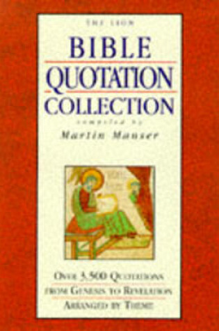 Cover of The Lion Bible Quotation Collection