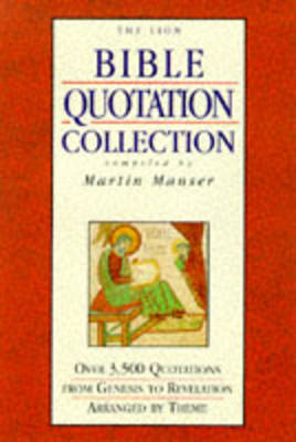 Book cover for The Lion Bible Quotation Collection