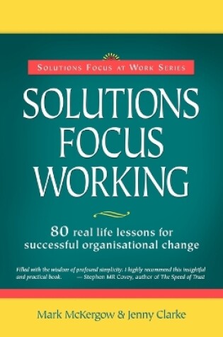 Cover of Solutions Focus Working