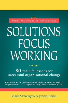 Book cover for Solutions Focus Working