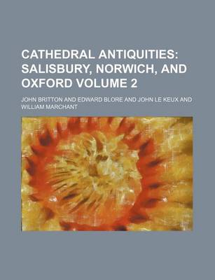 Book cover for Cathedral Antiquities Volume 2; Salisbury, Norwich, and Oxford