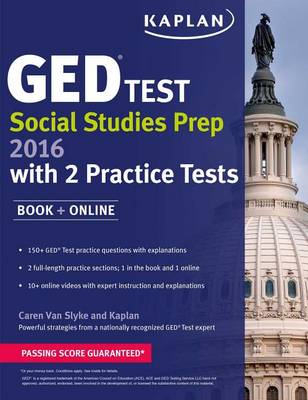 Book cover for Kaplan Ged(r) Test Social Studies Prep 2016