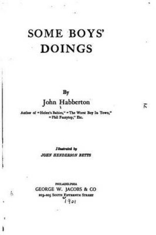 Cover of Some boy's doings