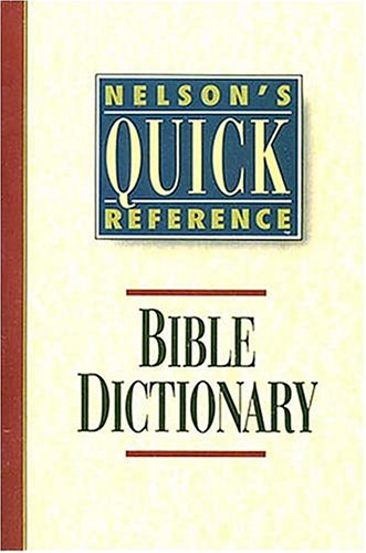 Book cover for Bible Dictionary