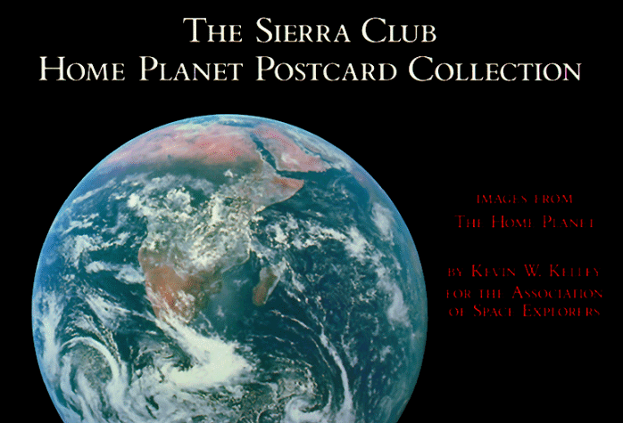 Cover of Sierra Club Home Planet Postcard #