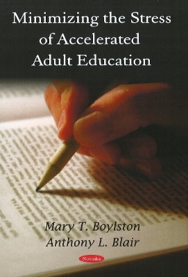 Book cover for Minimizing the Stress of Accelerated Adult Education