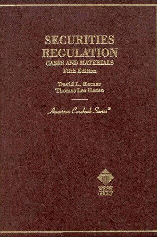 Cover of Securities Reg Cases & Mat