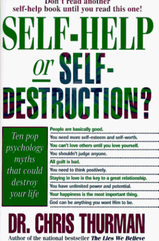 Cover of Self-Help or Self-Destruction?