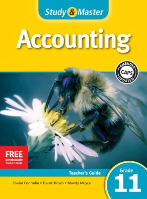 Cover of Study & Master Accounting Teacher's Guide Grade 11