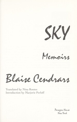 Cover of Sky