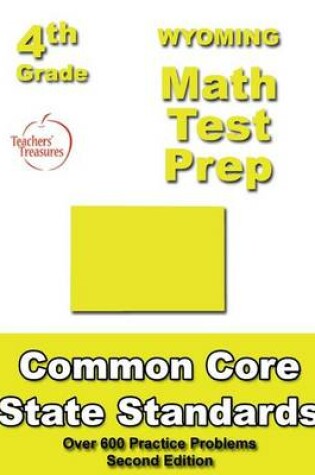 Cover of Wyoming 4th Grade Math Test Prep