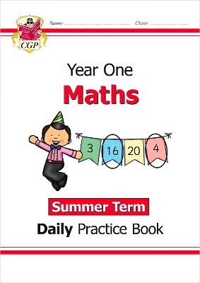 Book cover for KS1 Maths Year 1 Daily Practice Book: Summer Term