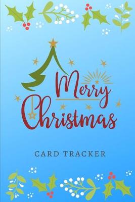 Book cover for Christmas Card Tracker