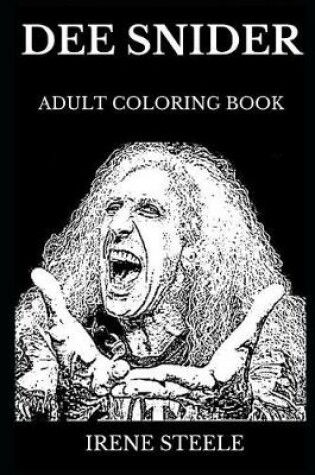 Cover of Dee Snider Adult Coloring Book