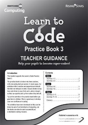 Cover of Learn to Code Teacher's Notes 3