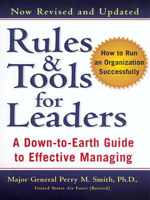 Book cover for Rules and Tools for Leaders (Revised)