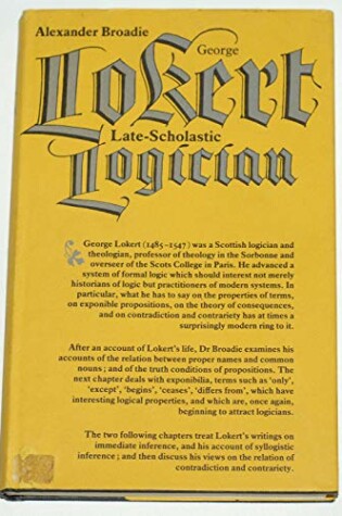 Cover of George Lokert